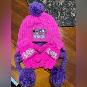 Girls LOL Hat & Gloves